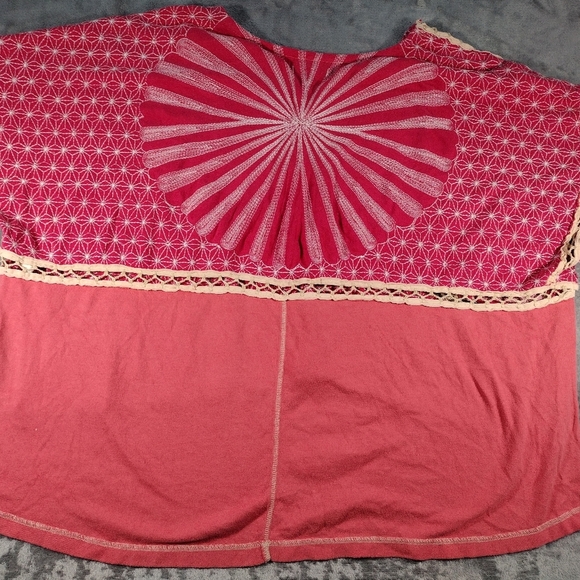 We The Free Free People Thunder Road Oversized Tee Women’s Size M - Picture 4 of 9